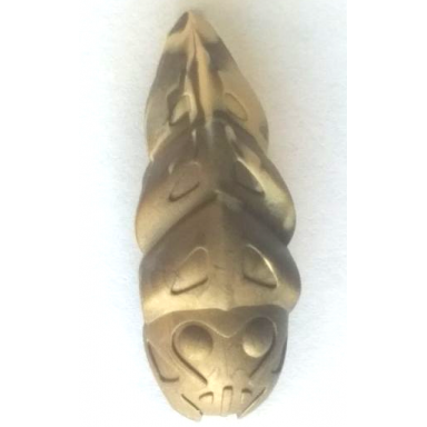 flat dark gold bionicle rahkshi kraata stage 2 with marbled pattern list head color describe the rest