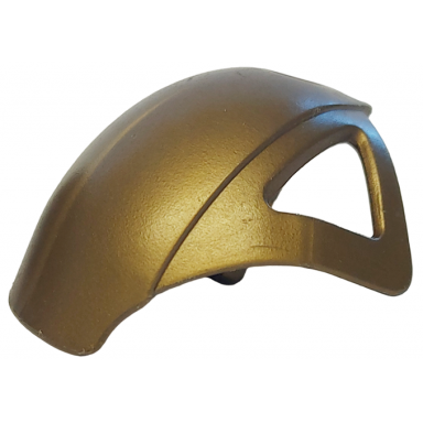 flat dark gold bionicle shoulder armor toa nuva
