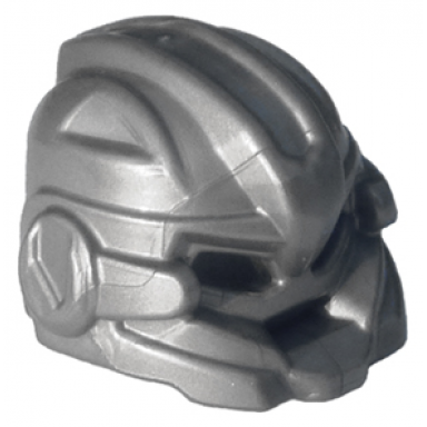 flat silver minifigure headgear helmet hero factory bulk
