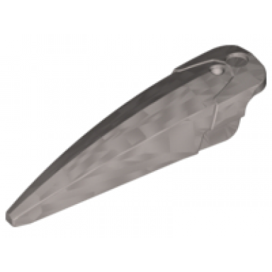 flat silver hero factory weapon blade wide curved