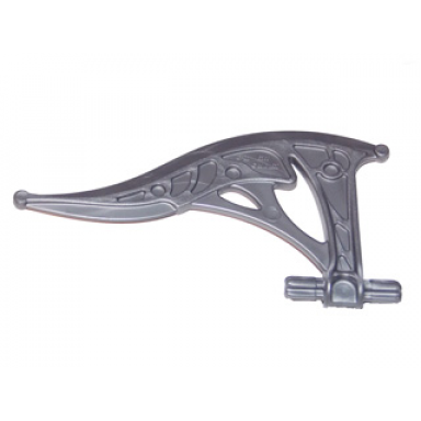 flat silver hero factory weapon blade elaborate with 2 axles