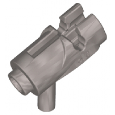 flat silver minifigure weapon gun mini blaster shooter