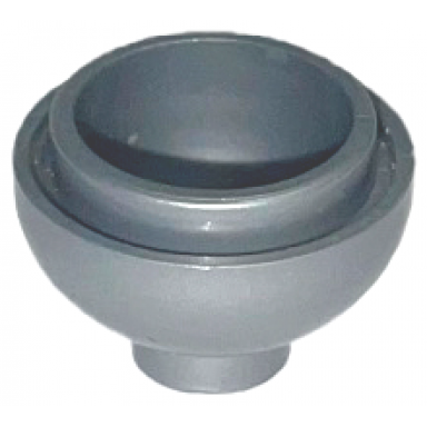 flat silver brick round 2 x 2 dome bottom