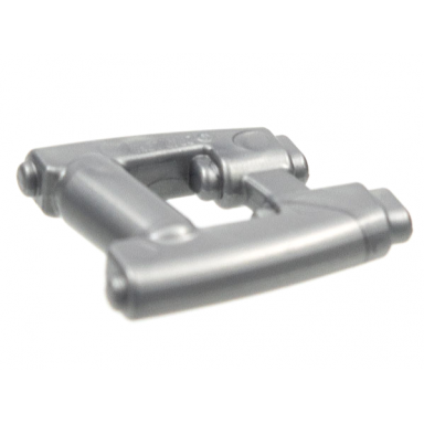 flat silver minifigure weapon gun space blaster