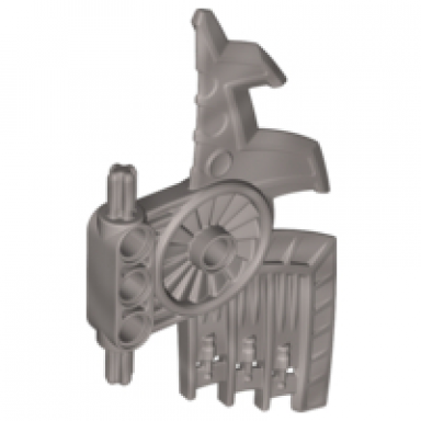 flat silver bionicle weapon axe blade glider wing
