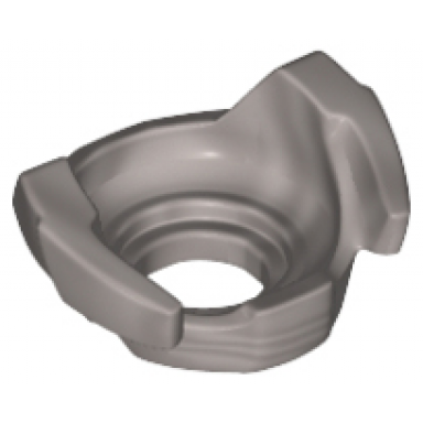 flat silver minifigure armor neck