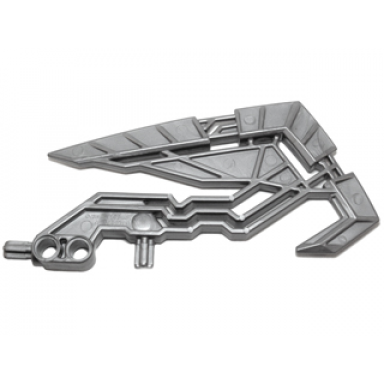 flat silver bionicle weapon skull warrior axe