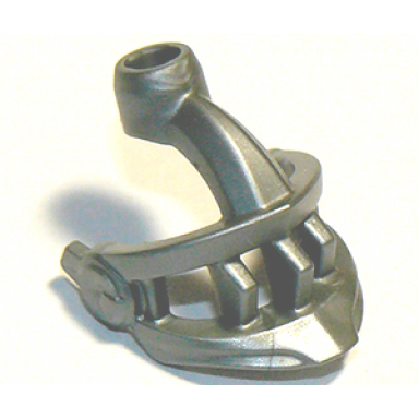 flat silver minifigure visor pointed with face grille