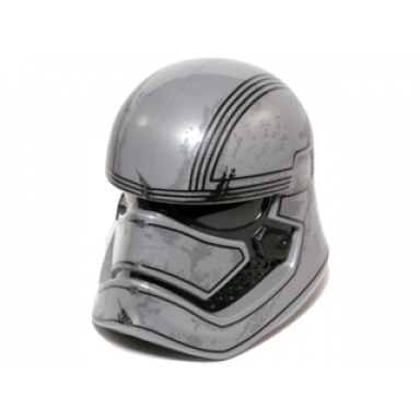 flat silver large figure head modified sw captain phasma pattern
