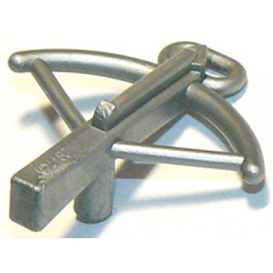 flat silver minifigure weapon crossbow