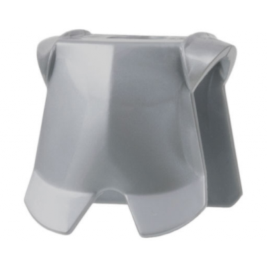 flat silver minifigure armor breastplate with leg protection