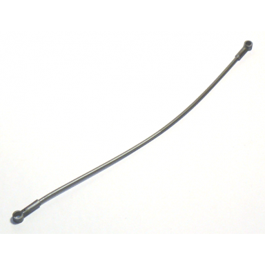 flat silver hose flexible 22l with 2 connector ends zipline