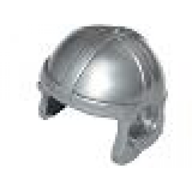 flat silver minifigure headgear cap aviator