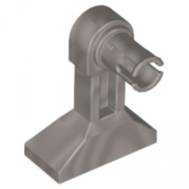 flat silver leg mechanical droid with technic pin