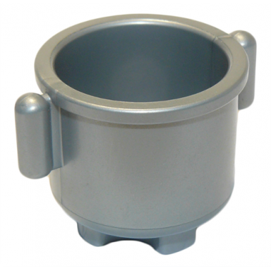 flat silver duplo utensil kettle with closed smooth handles 2 x 2 x 1 1 2