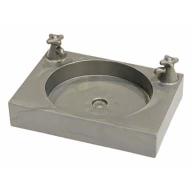 flat silver duplo doll furniture sink