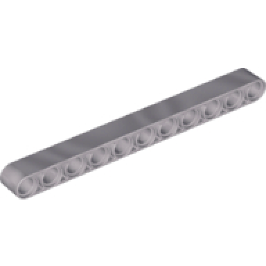 flat silver technic liftarm thick 1 x 11