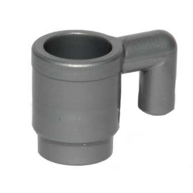flat silver minifigure utensil cup
