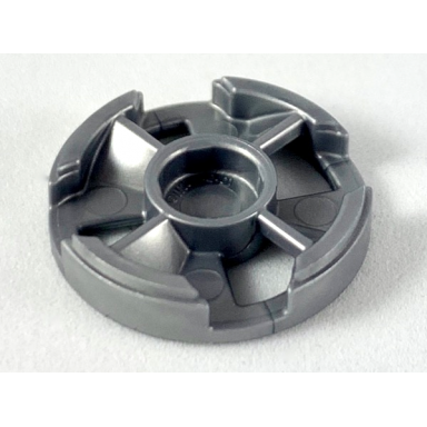 flat silver minifigure weapon disk