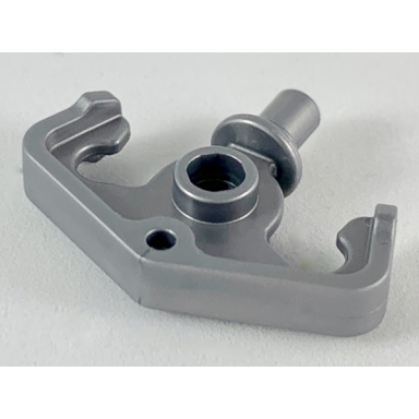 flat silver minifigure weapon grappling hook tip