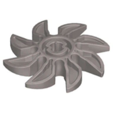 flat silver propeller 8 blade 5 diameter