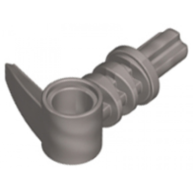 flat silver bionicle 2 x 3 axle connector with tooth