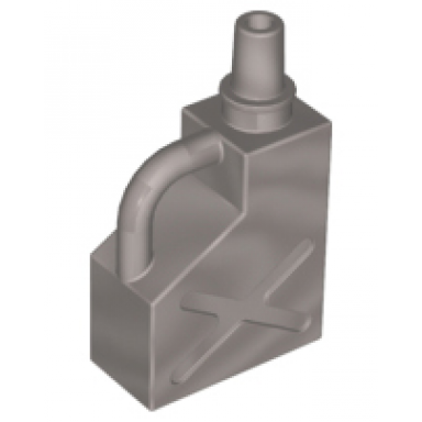 flat silver duplo utensil gas container 1 x 2 x 2