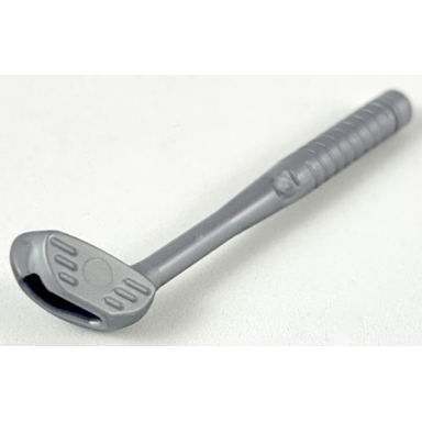 flat silver minifigure utensil golf club driver fairway