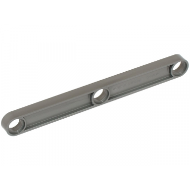 flat silver technic link 1 x 9 with 3 holes
