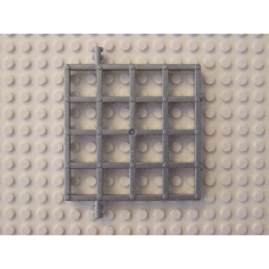 flat silver duplo trap door grate 4 x 4