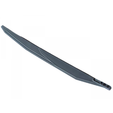 flat silver technic rotor blade large with 3l liftarm thick and groove