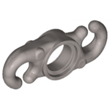 flat silver bionicle chain link section