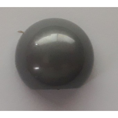 flat silver cylinder hemisphere 2 x 2 with cutout