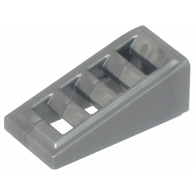 flat silver slope 18 2 x 1 x 2 3 with grille