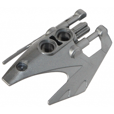 flat silver bionicle shoulder armor vorox