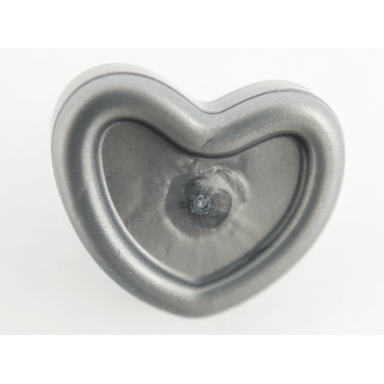 flat silver minifigure utensil trolls heart with pin