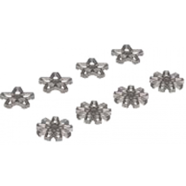 flat silver wheel cover 5 spoke rimless and 9 spoke rimless for wheel 72206pb01 8 in bag - 4 of each multipack