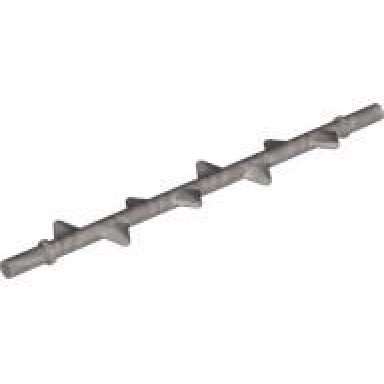 flat silver plant vine 10l with spikes - flexible rubber