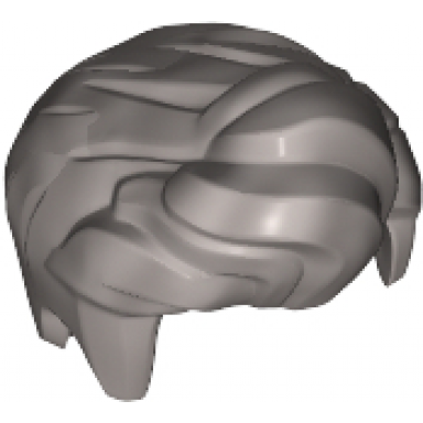 flat silver minifigure hair male pompadour