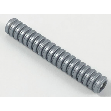 flat silver hose ribbed 7mm d 6l 4.8cm