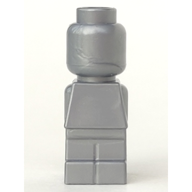 flat silver body microfigure complete