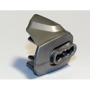 flat silver hero factory armor with ball joint socket - size 3