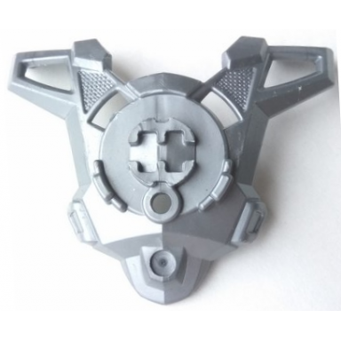 flat silver hero factory chest armor with trapezoid shoulders