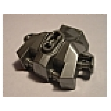flat silver hero factory hand armor with handles for clips