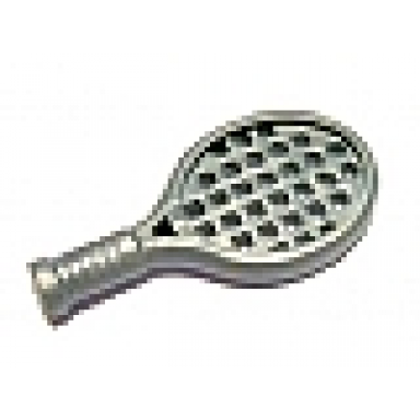 flat silver minifigure utensil tennis racket