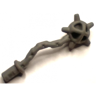 minifigure weapon spiked flail mace - flexible rubber