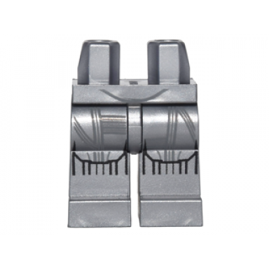 flat silver hips and legs with sw protocol droid pattern