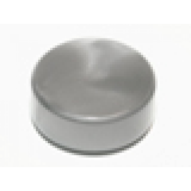 flat silver tile round 1 x 1