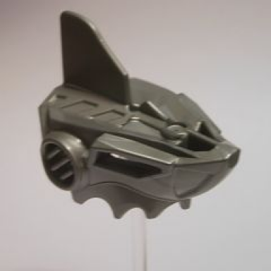 flat silver hero factory mask robotic shark jawblade