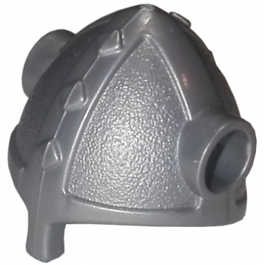 flat silver minifigure headgear helmet viking with side holes